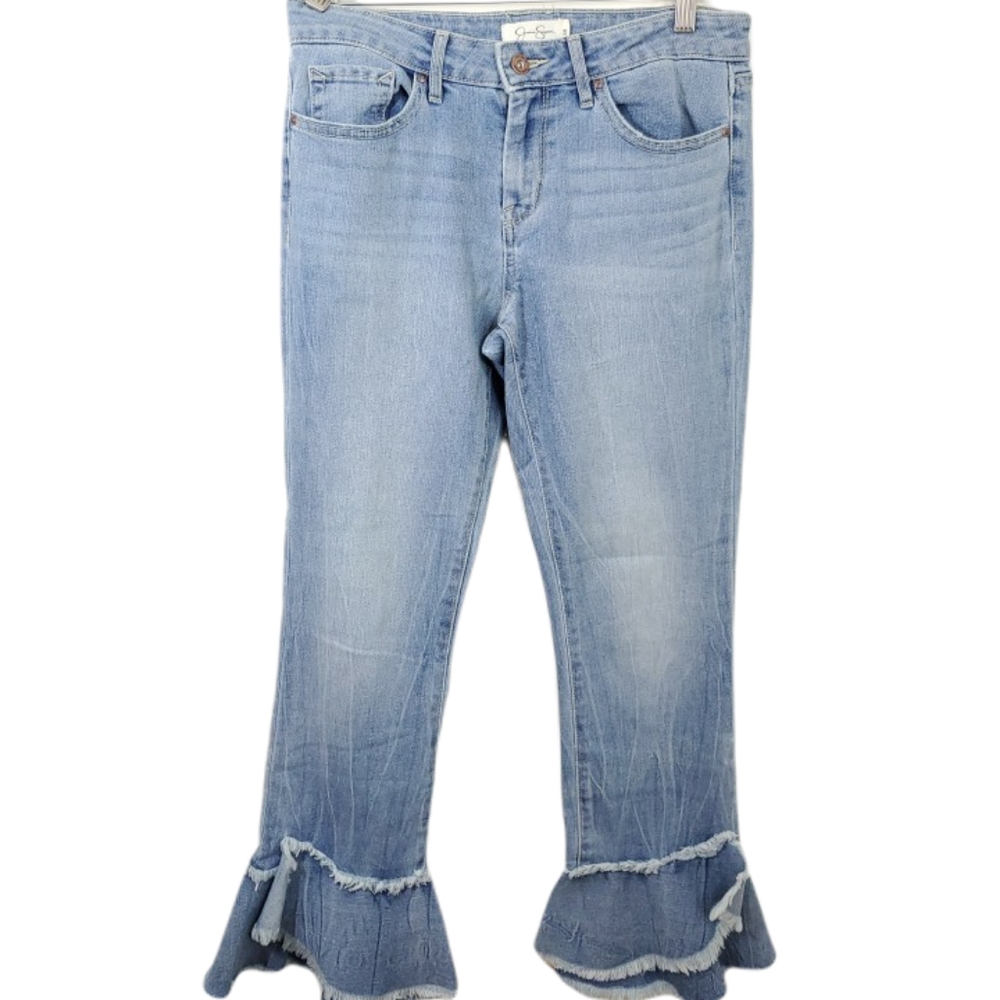 💥HP💥 Jessica Simpson  Ruffled hem Skinny Jeans - Picture 2 of 4